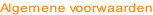 Algemene voorwaarden